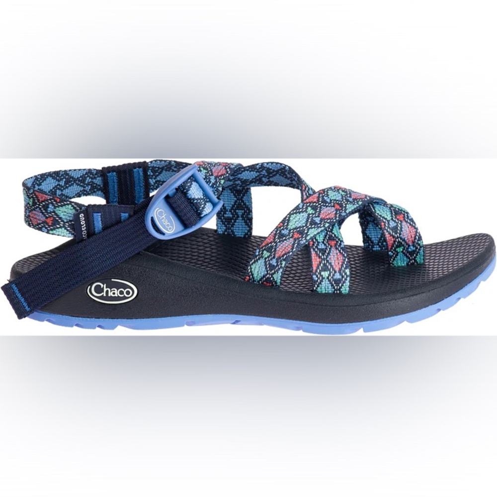 Chaco Womens Z/Cloud 2 Sandal Trace Eclipse Blue